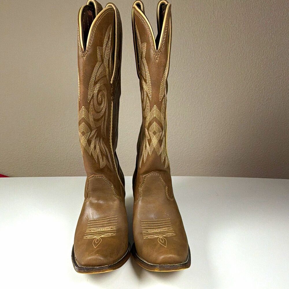 Durango Women's Brown Western Cowboy Boots US 9 pointed toe